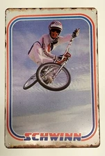 Vintage Style Sign Old School Bmx Don Russ Schwinn Man Cave Garage Shop 1