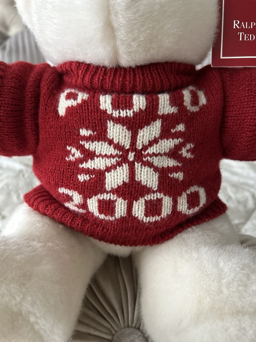 BNWT Ralph Lauren Millennium Polo Teddy Plush Bear 2000