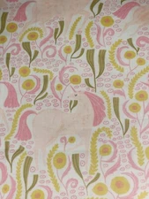 100% Cotton Pink Unicorn In Meadow On White Rae Ritchie Dear Stella Fabric FQ