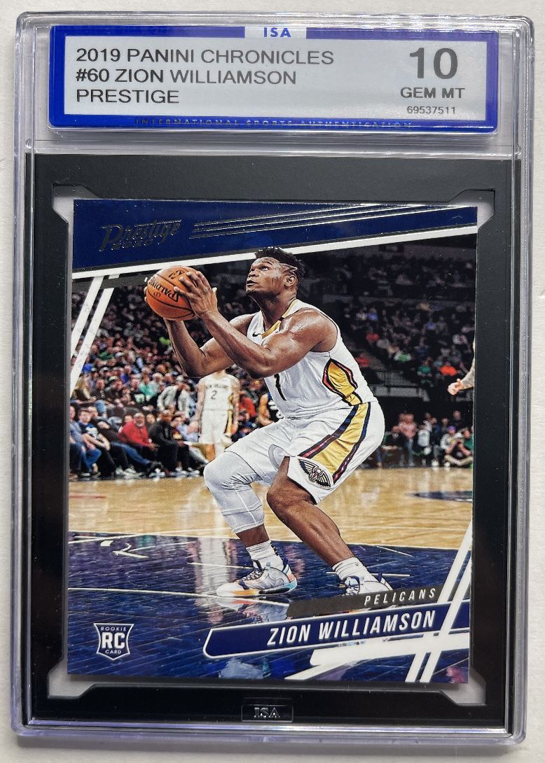 2019-20 Panini Chronicles Prestige #10 Zion Williamson Rookie New Orleans