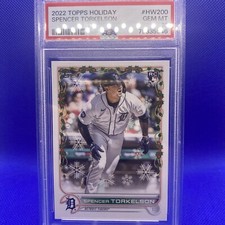 2022 Topps⛄️Holiday 🔥SPENCER TORKELSON🔥Rookie Card RC #HW200 PSA 10 GEM MT
