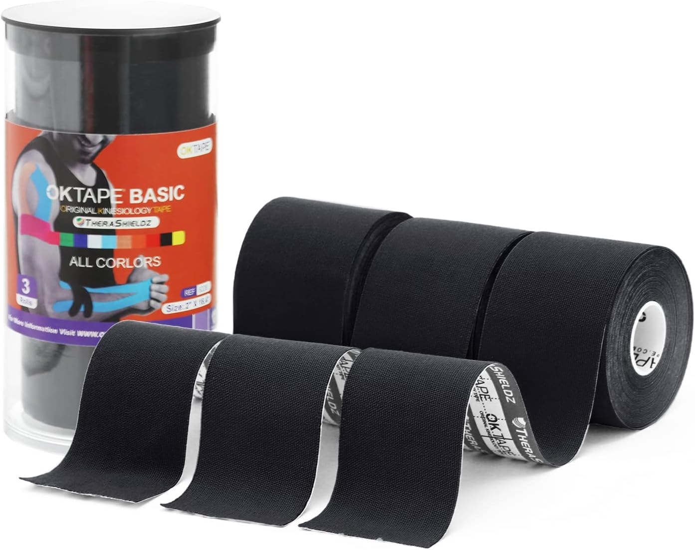 3 Pack Kinesiology Tape Pro Athletic Sports. Knee, Ankle, Muscle