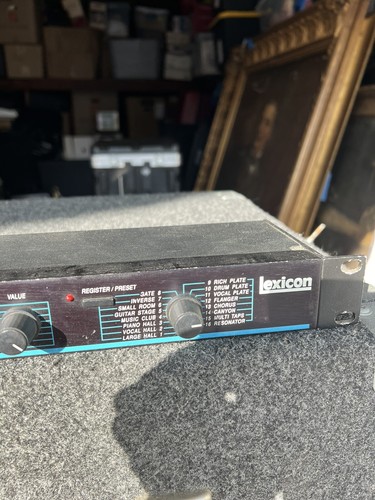 Lexicon Reflex Dynamic Midi Reverberator, Stereo Effects Processor, Vintage Rack - Picture 4 of 5