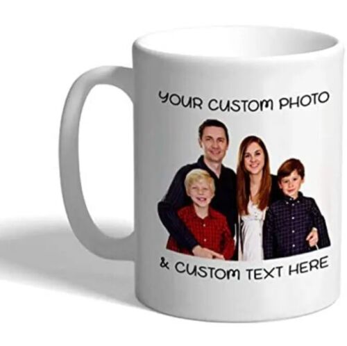 Personalized Mug Custom Text Photo Name Gift Coffee Funny Day Ceramic 11oz Cup - Picture 2 of 8
