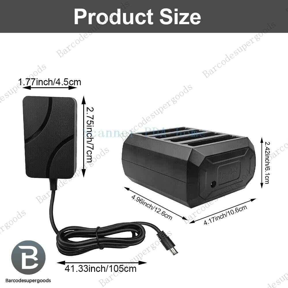 Base Di Ricarica Batteria 4 Slot SAC-TC7X-4BTYC1 Per Zebra Symbol - Foto 4