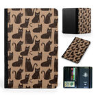 Passport Itinerary Organizer|Cute York Chocolate Kitten Cat Feline Pattern #A1