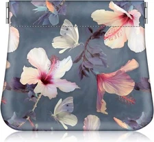 Squeeze Coin Purse, Fintie PU Leather Coin Pouch Change Holder for Woman Girls