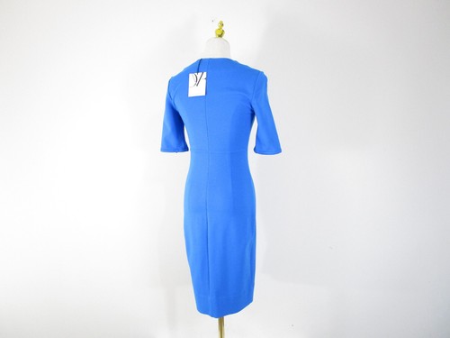 Vestido Vaina Diane von Furstenberg Mujer Azul Marinero Saturno Talla 0 Nuevo con Etiquetas $375 - Imagen 8 de 16