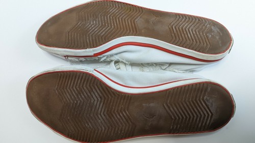 Puma Deadstock Men's Shoe Size 12 Flat Elastic Heel Wide Laces - Picture 9 of 12