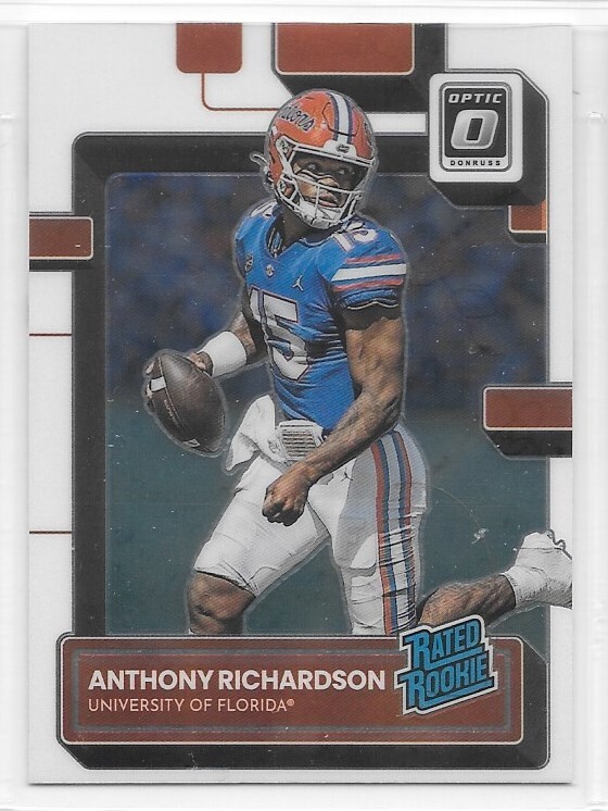 2023 Panini Chronicles Draft Anthony Richardson Optic Rated Rookie RC