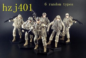 Assembled 1 18 Six Us Soldiers Army Military Action Figures Toys
