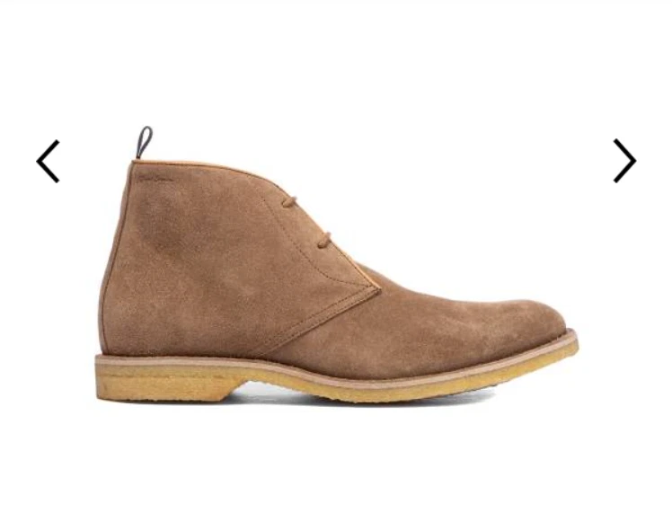 OLIVER SWEENEY Men s Classic Tan Bugio Suede Chukka Desert Boots 199