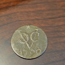 1790 VOC New York Penny 1/2 Duit, East India Company  P14