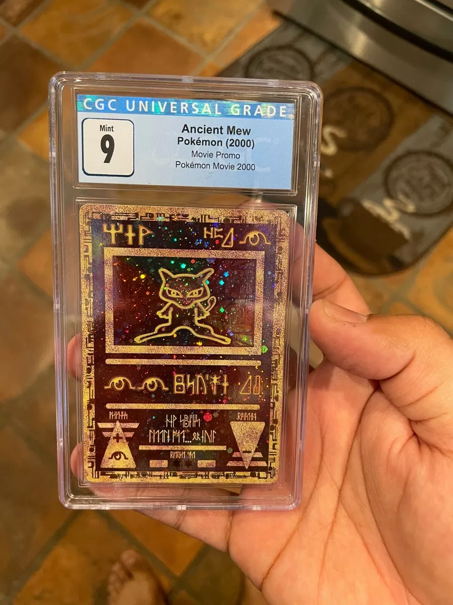 Ancient Mew Movie promo pokemon card holographic