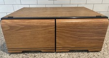 De colección Imitación Madera Grano 2 Cajones 56 CD Soporte Videojuegos Gabinetes Inteligentes Estuche de Almacenamiento