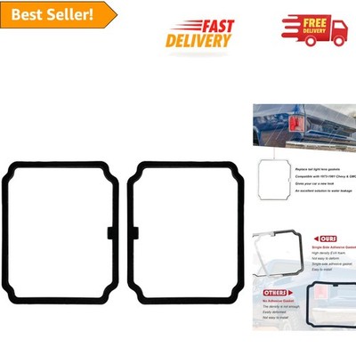 Durable Tail Light Lens Gaskets with Single-Sided Adhesive for Chevy/GMC Trucks