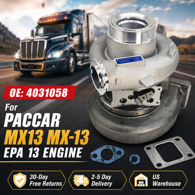 4031058 Turbocharger for PACCAR MX13 MX-13 EPA 13 Engine Diesel HE500VG New