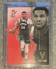 2025-26 Topps Signature Class GIANNIS ANTETOKOUNMPO Red Parallel Bucks #/299