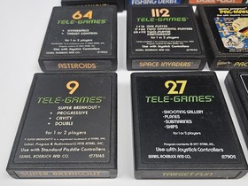 Atari 2600 Lot Of 16 Games Activision Sears Tele-games Pac-man Tested Cart Only