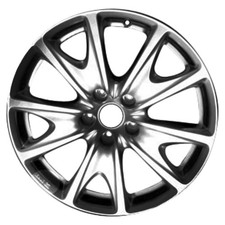 18x7.5 Oem Bright Smoked Hyper Silver Aluminum Wheel For 2011-2013 Infiniti G37