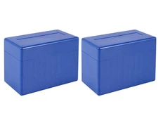 2PC Blue 10 Coin Slabs Box For PCGS NGC Capacity Holder Slab Storage Box Case