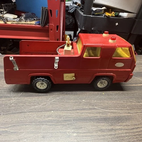 Vintage Die Cast Tonka Snorkel Fire Truck For Parts Restoration
