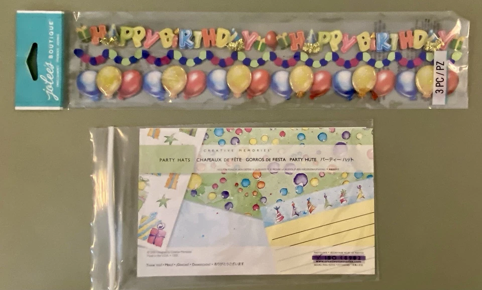 ¡Lote de pegatinas y detalles de cumpleaños! Jolee’s Boutique, Sticko, Hallmark, etc. Foto 2 de 4