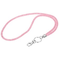 1Pack 15.7" Rhinestone Lanyard for Keys, Pink