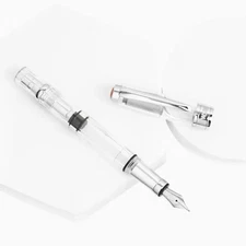 B Nib - New TWSBI Diamond 580AL Aluminum Metal version Fountain Pen -Silver