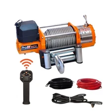 20000 lbs Electric Waterproof Winch Wire Rope 24V