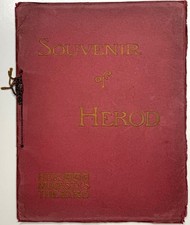 LIVRE PHOTO 1900 HEROD HERBERT BEERBOHM TREE HER MAJESTYS THEATRE LANGFIER LONDRES