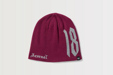 Arsenal Adult Beanie 47 Brand Burgundy Football Hat - New
