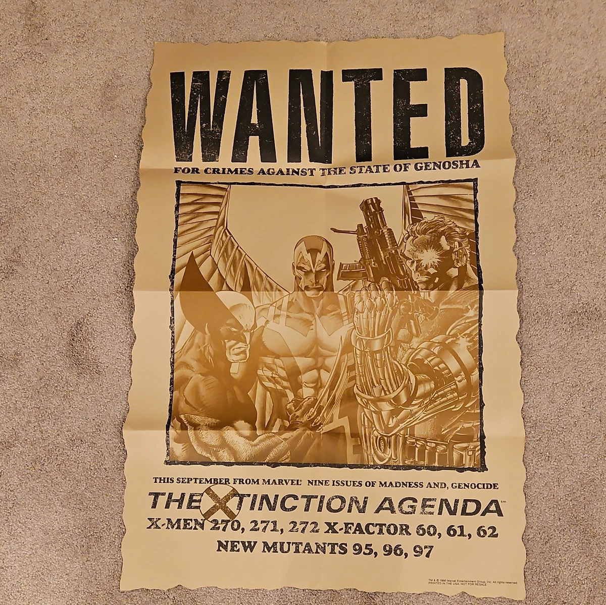 Vintage X Men Poster for sale | eBay