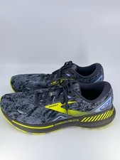 Brooks Adrenaline GTS 23 Gray Yellow Men's Running Shoes Size 11.5 EXCELLENT