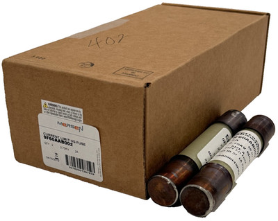 BOX OF 2 NEW FERRAZ SHAWMUT 9F60AAB002 CURRENT LIMITING FUSES SIZE A TYPE EJ1