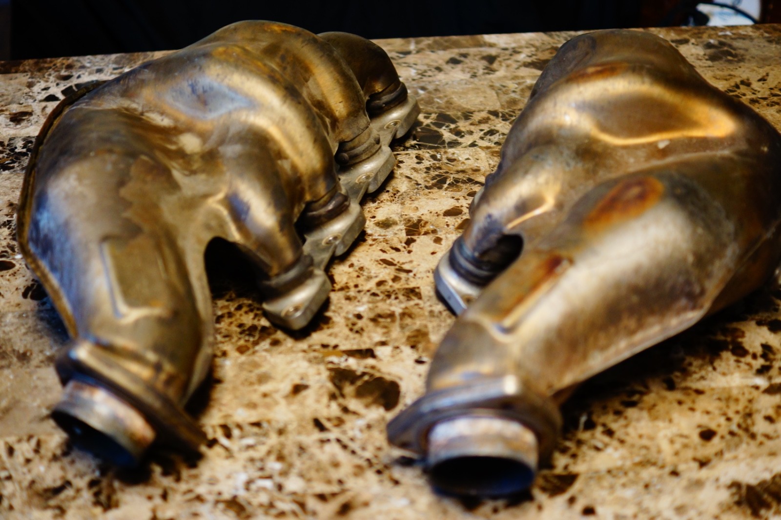 Ferrari F430 genuine exhaust manifold, left and right set headers