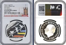 2023 UK Music Legends THE POLICE 1oz Silver Proof Colorized Coin#7 NGC PF70UC FR