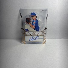 2024 Leaf Trinity Bryce Meccage Clear Black Auto SSP /99! Brewers! Invest!