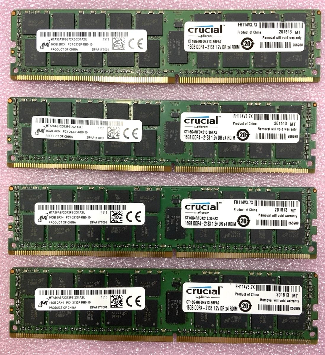 PC4-17000 (DDR4-2133) Bus Speed 64 GB Total Capacity DDR4 SDRAM