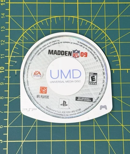 Madden NFL 09 (Sony PSP, 2009) PlayStation Portable UMD Disc Only Tested