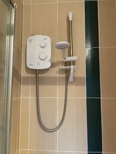 Triton electric shower - White