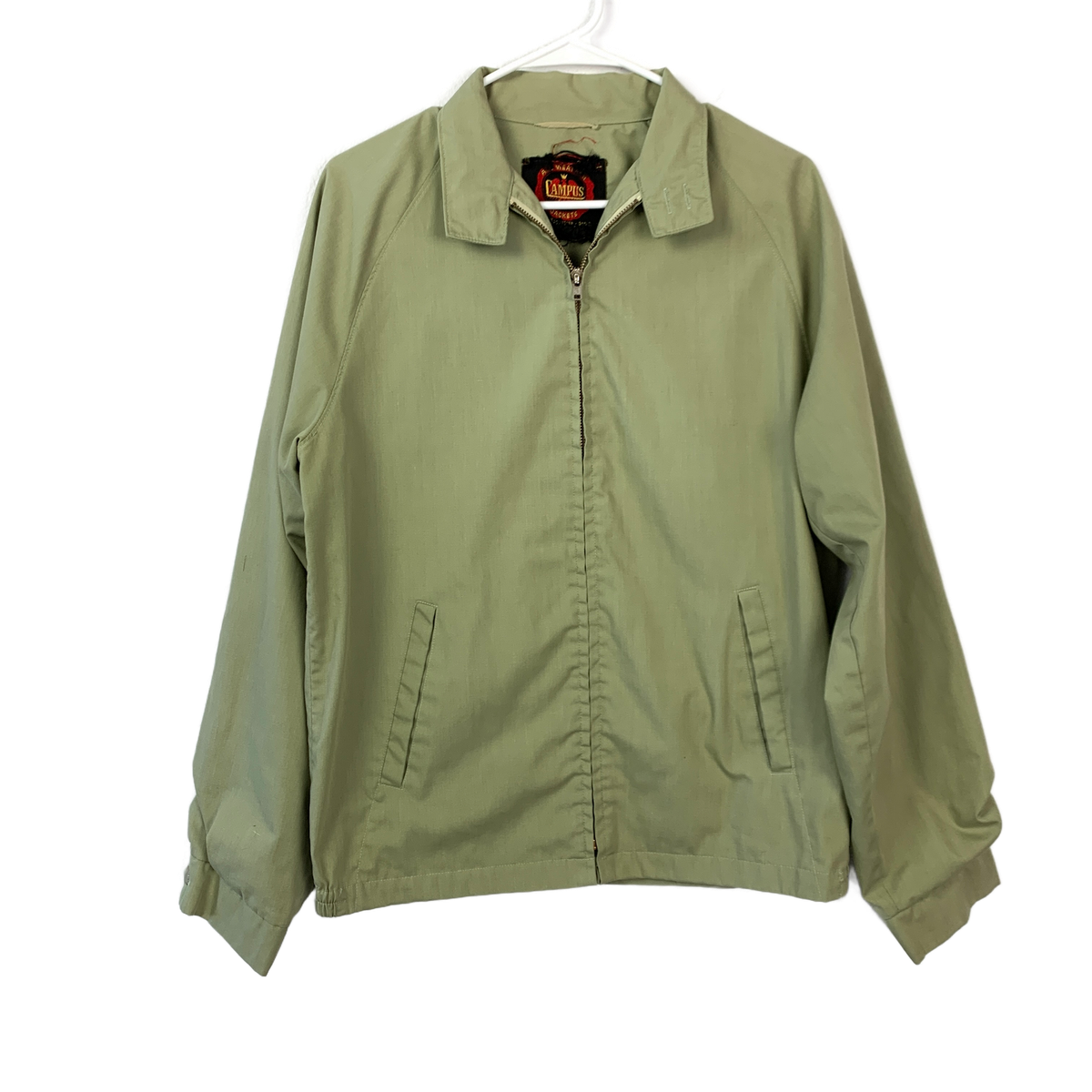 LVC 復刻 1960s Casuals Harrington Jacket Vintage 60s Campus Men's All Weather Jacket Sage Green Bomber