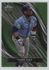 2024 Topps Chrome Black Green Refractor 94/99 Yandy Diaz Yandy Díaz #77 sc8