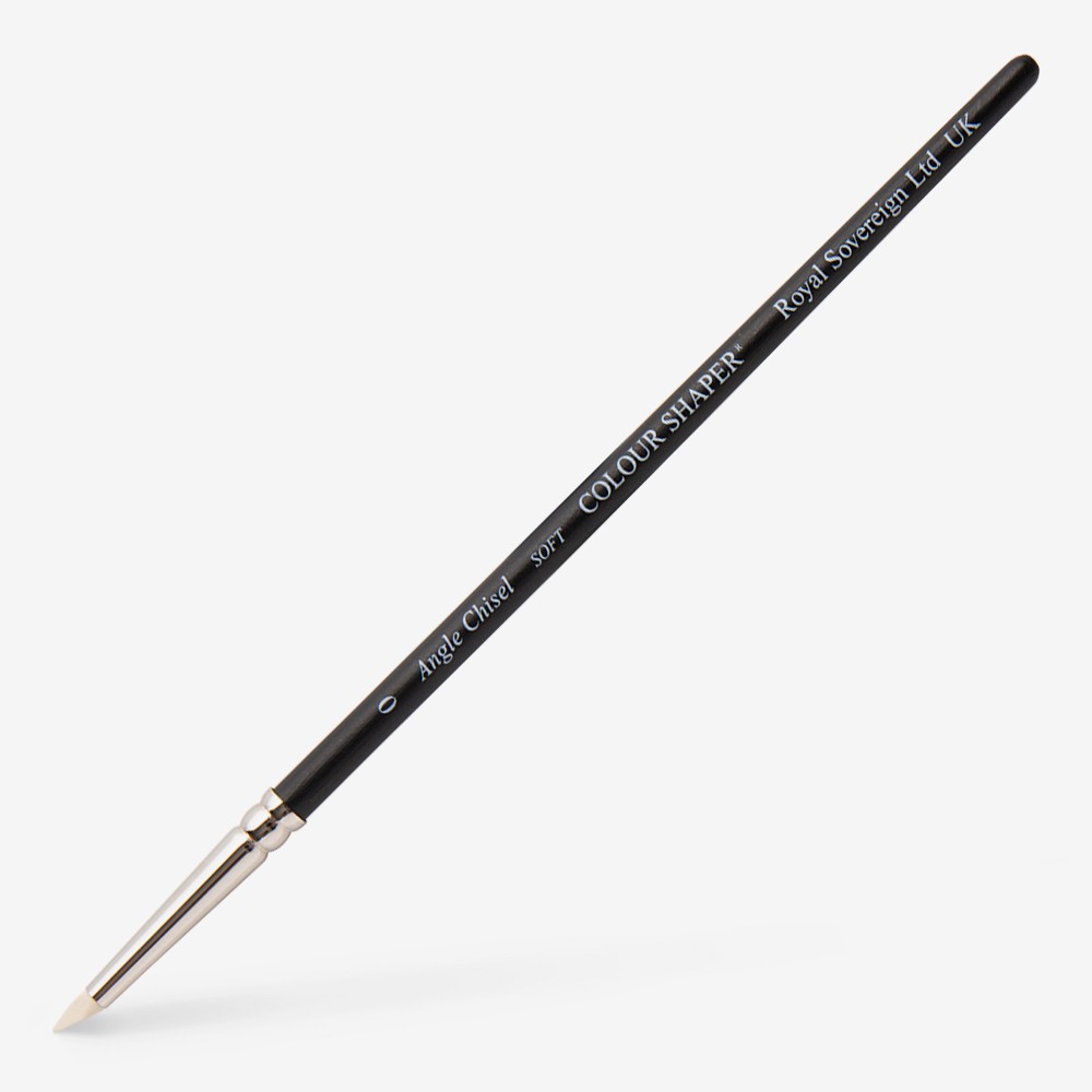 Colour Shapers : Silicone Tool : Ivory : Soft : Angle Chisel : Size 0