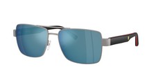 FERRARI SCUDERIA FZ5005 115 55 Matte Gunmetal Mirror Blue 59 mm Men's Sunglasses