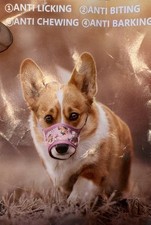 Xtra Small Comfort Dog Muzzle-adjustable Pink