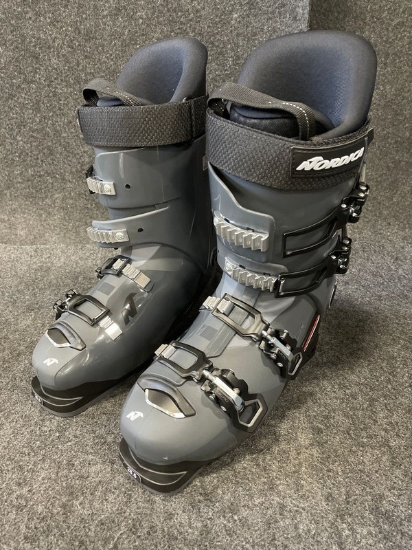 NORDICA Men's Sportmachine 3 80 Alpine Ski Boots, Anthracite/Black/Red 25.5