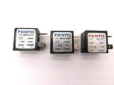 FESTO BMSFW-CSA VALVE PLUG CONNECTOR 120V *USED* Lot of 3
