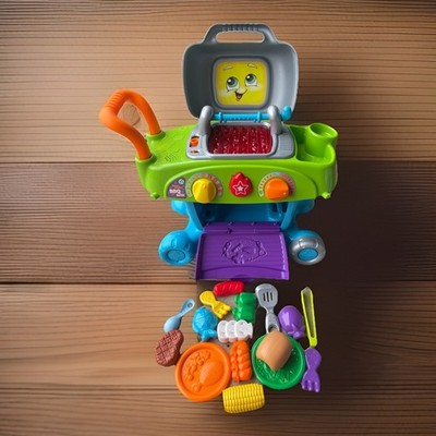 LeapFrog Smart Sizzlin BBQ Grill Toddler Toy Lights Sounds Learning 2-5