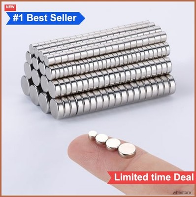 Rare Earth Magnets 400 Pack Round Small Magnets 6mm 5mm 4mm 3mm Mixed Sizes for